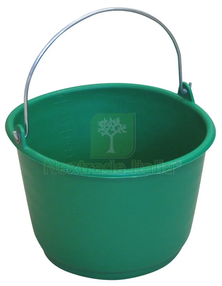 10PZ SECCHIO IN PLASTICA GRADUATO lt. 18 - col. Verde — Casalinghi e organizzazione — rif. FERX.VIT27986 10PZ SECCHIO IN PLASTICA GRADUATO lt. 18 - col. Verde — Casalinghi e organizzazione — rif. FERX.VIT27986