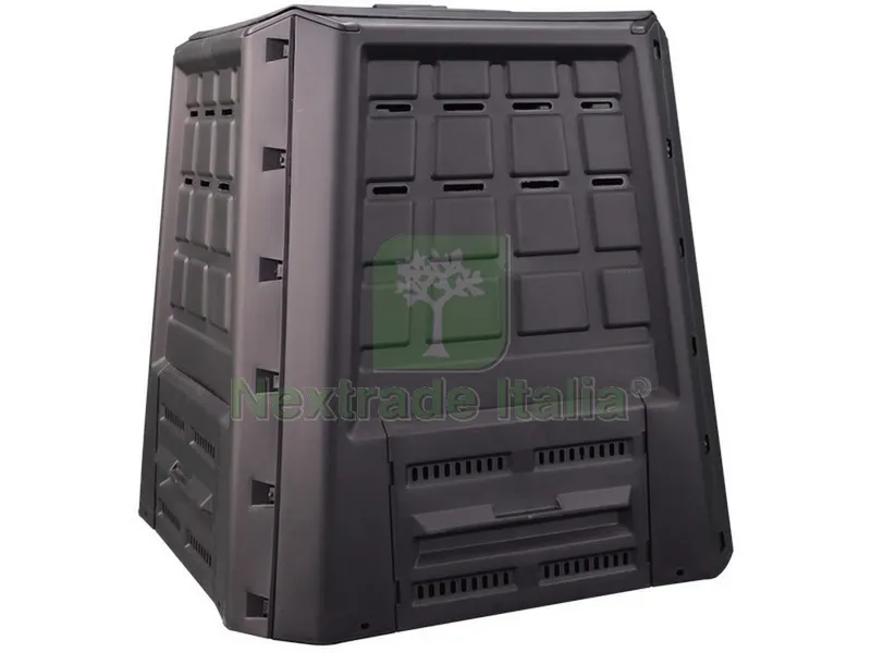 Compostiera Antracite Lt. 380 - cm. 80x80x82 h — Attrezzi da giardino — rif. FERX.VIT49875 Compostiera Antracite Lt. 380 - cm. 80x80x82 h — Attrezzi da giardino — rif. FERX.VIT49875