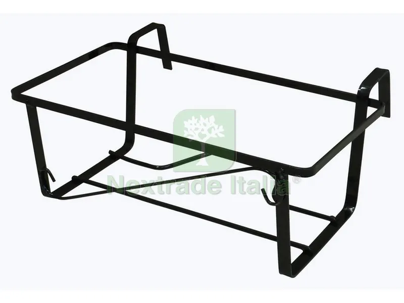 5PZ PORTAVASO DA BALCONE NERO cm. 40 — Vasi e fioriere — rif. FERX.VIT10001 5PZ PORTAVASO DA BALCONE NERO cm. 40 — Vasi e fioriere — rif. FERX.VIT10001