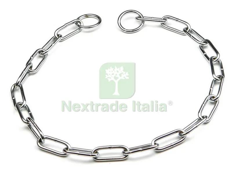6PZ COLLARE CROMATO STRANGOLO SALVAPELO mm. 600 — Fascette e collari — rif. FERX.VIT46160 6PZ COLLARE CROMATO STRANGOLO SALVAPELO mm. 600 — Fascette e collari — rif. FERX.VIT46160