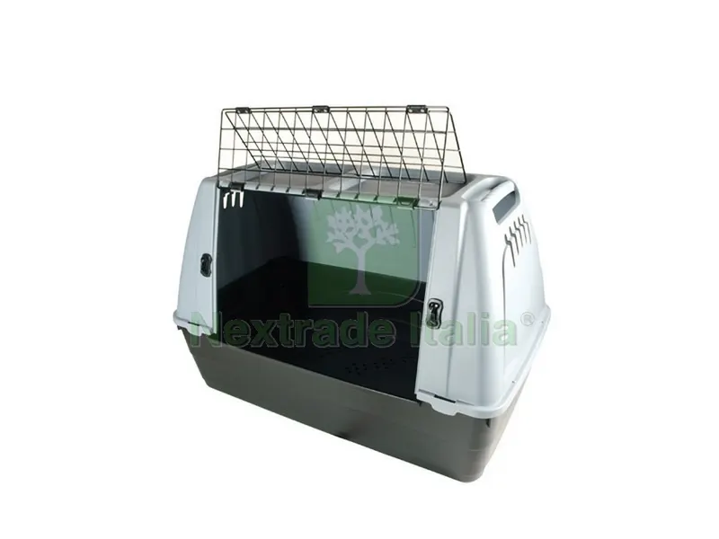 Trasportino per Cani Bracco 90 cm. 88x51x58 h col. Grigio — Cani — rif. FERX.VIT31313 Trasportino per Cani Bracco 90 cm. 88x51x58 h col. Grigio — Cani — rif. FERX.VIT31313