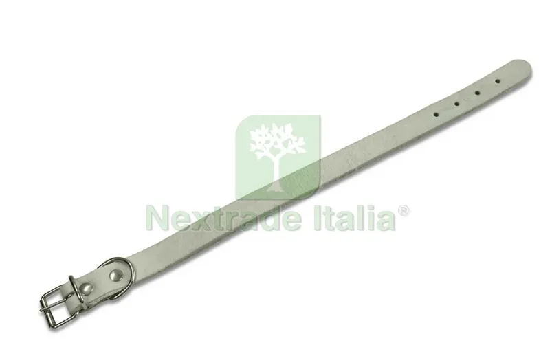 COLLARE IN CUOIO DI BUFALO SFODERATO cm. 51x2,5 col. Grigio — Fascette e collari — rif. FERX.VIT31048 COLLARE IN CUOIO DI BUFALO SFODERATO cm. 51x2,5 col. Grigio — Fascette e collari — rif. FERX.VIT31048