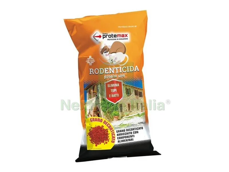 8PZ ESCA TOPICIDA IN GRANO 1 busta kg. 1,5 — Disinfestazione e controllo nocivi — rif. FERX.VIT46144