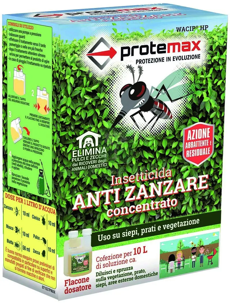 DISABITUANTE PER ANIMALI ANTIZANZARE CONCENTRATO ml. 100 — Protezione piante e sementi — rif. FERX.VIT57587 DISABITUANTE PER ANIMALI ANTIZANZARE CONCENTRATO ml. 100 — Protezione piante e sementi — rif. FERX.VIT57587