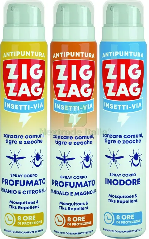 Spray Antipuntura Corpo 75 ml. Fragranze assortite - 12 pz. — Additivi carburante — rif. FERX.VIT57326