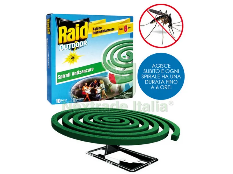 24PZ SPIRALI ANTIZANZARE 10 pz. — Disinfestazione e controllo nocivi — rif. FERX.VIT35260 24PZ SPIRALI ANTIZANZARE 10 pz. — Disinfestazione e controllo nocivi — rif. FERX.VIT35260