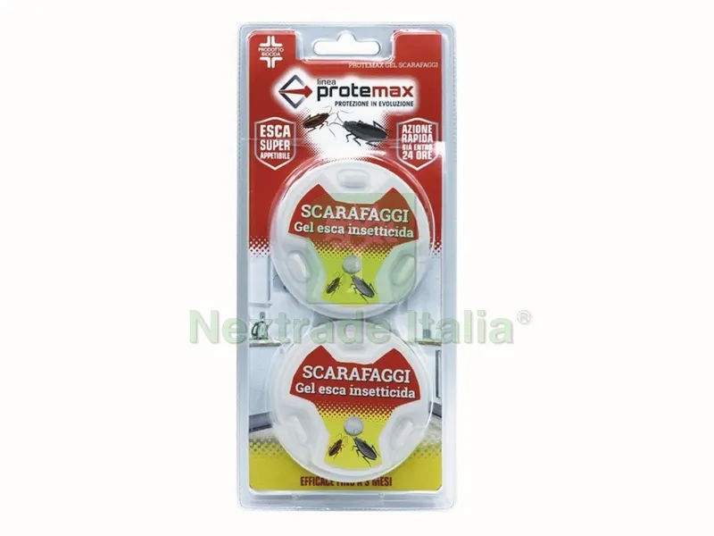 12CF SCARAFAGGI ESCA GEL TRAPPOLA 2 pz. — Protezione piante e sementi — rif. FERX.VIT49973 12CF SCARAFAGGI ESCA GEL TRAPPOLA 2 pz. — Protezione piante e sementi — rif. FERX.VIT49973