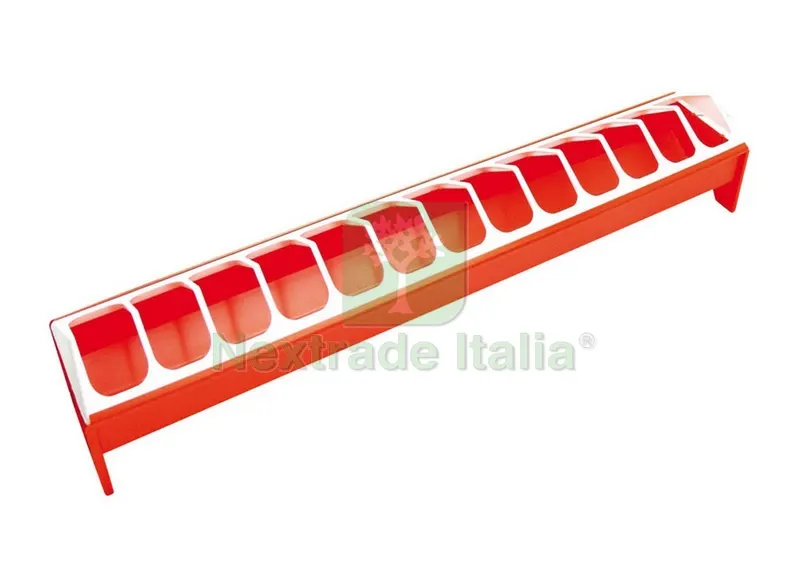MANGIATOIA/ABBEVERATOIO BARRETTA cm. 50 (per polli) — Mangimi e alimentazione — rif. FERX.VIT30715