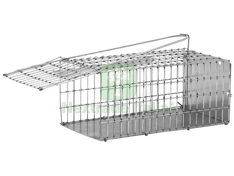 TRAPPOLA PER TOPI A GALLERIA cm. 20x10x9,5 h — Disinfestazione e controllo nocivi — rif. FERX.VIT50472 TRAPPOLA PER TOPI A GALLERIA cm. 20x10x9,5 h — Disinfestazione e controllo nocivi — rif. FERX.VIT50472