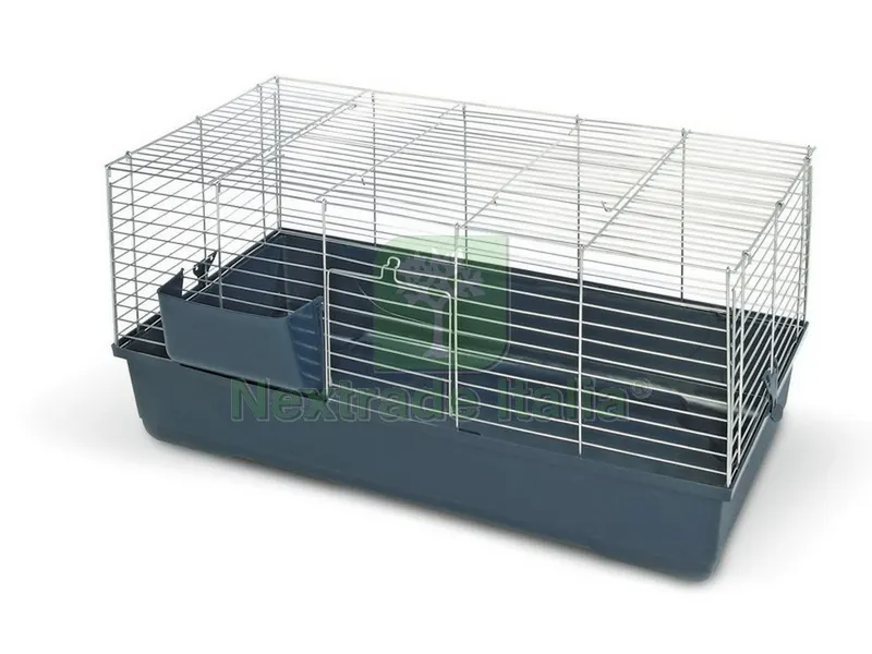 3PZ GABBIA PER CONIGLI SONNY 80 FLAT cm. 78,5x44,5x39 h — Docce e arredo acqua da giardino — rif. FERX.VIT32275