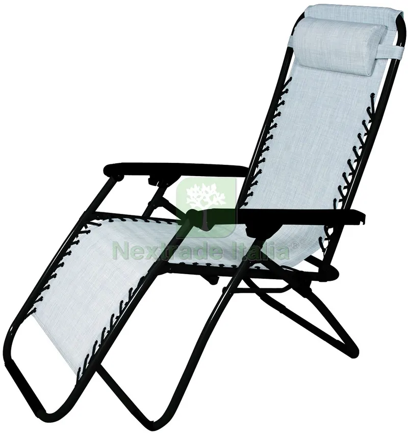 SDRAIO RECLINABILE cm. 62x142x120 h col. Grigio — Tempo libero outdoor — rif. FERX.VIT59217 SDRAIO RECLINABILE cm. 62x142x120 h col. Grigio — Tempo libero outdoor — rif. FERX.VIT59217