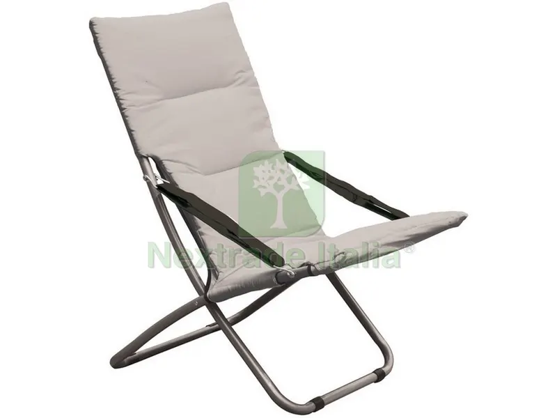 2PZ Sedia Pieghevole Capri cm. 83x50x93 h col. Ecr¨ — Arredo — rif. FERX.VIT48734