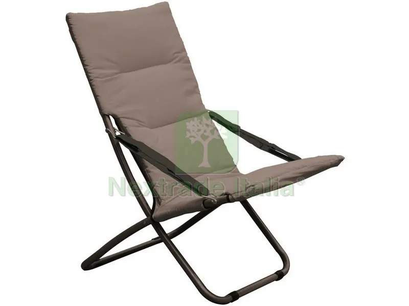 2PZ SEDIA PIEGHEVOLE CAPRI cm. 83x50x93 h col. Grigio scuro — Arredo — rif. FERX.VIT51167 2PZ SEDIA PIEGHEVOLE CAPRI cm. 83x50x93 h col. Grigio scuro — Arredo — rif. FERX.VIT51167