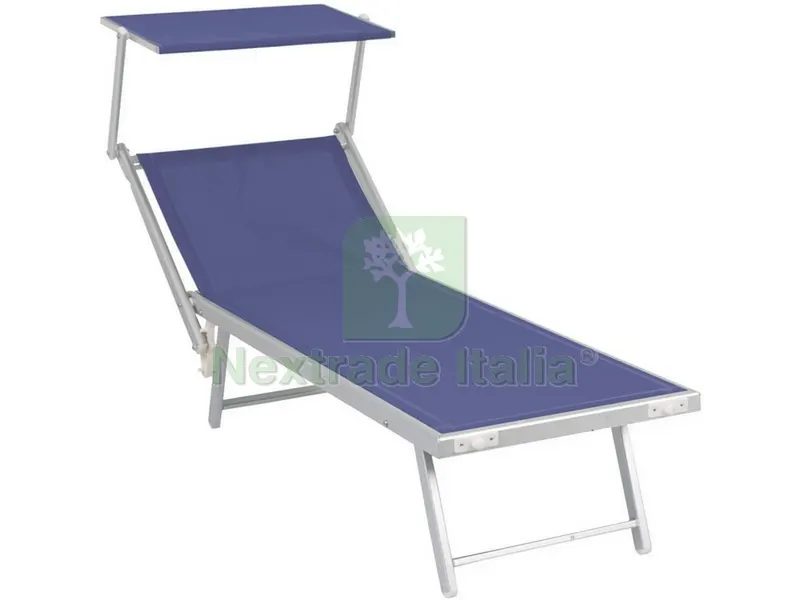 LETTINO POOL cm. 61x189x40 h col. Blu — Tempo libero outdoor — rif. FERX.VIT43762 LETTINO POOL cm. 61x189x40 h col. Blu — Tempo libero outdoor — rif. FERX.VIT43762