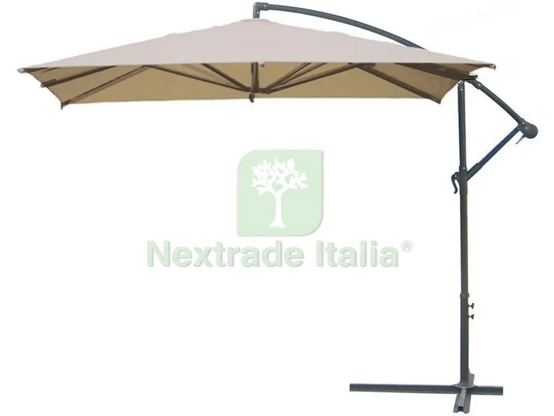 OMBRELLONE GIRASOLE mt. 3x3 col. Ecr¨ — Tempo libero outdoor — rif. FERX.VIT51179 OMBRELLONE GIRASOLE mt. 3x3 col. Ecr¨ — Tempo libero outdoor — rif. FERX.VIT51179