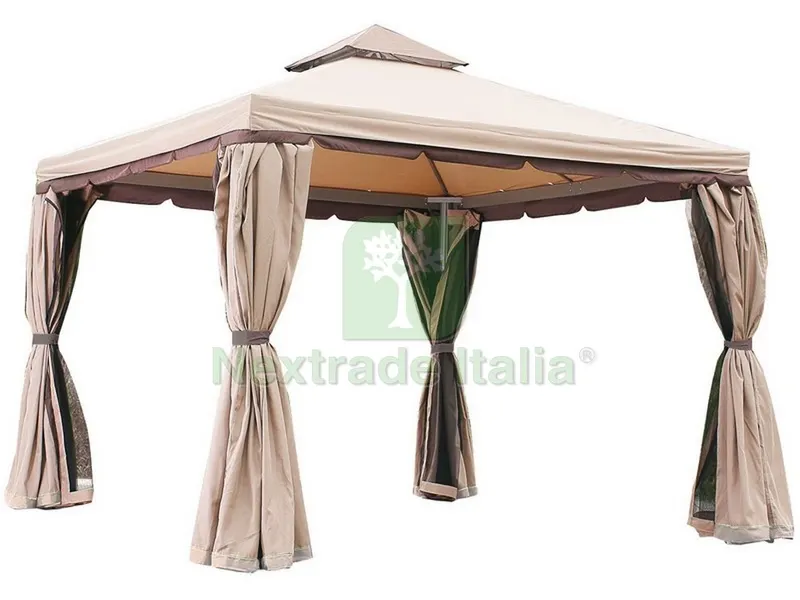 GAZEBO PASSION mt. 3x4x2,85 h col. Ecr¨ — Gazebo e strutture giardino — rif. FERX.VIT51198 GAZEBO PASSION mt. 3x4x2,85 h col. Ecr¨ — Gazebo e strutture giardino — rif. FERX.VIT51198