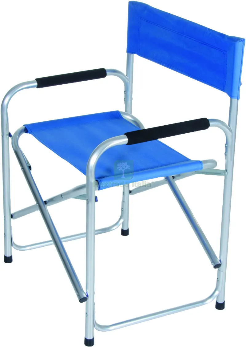 Sedia Regista Alluminio cm. 47x57x78 h col. Blu — Arredo — rif. FERX.VIT57378 Sedia Regista Alluminio cm. 47x57x78 h col. Blu — Arredo — rif. FERX.VIT57378