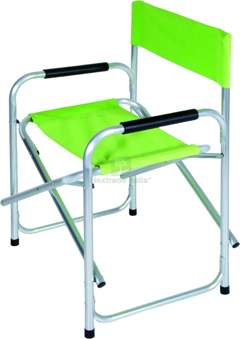 Sedia Regista Alluminio cm. 47x57x78 h col. Verde — Arredo — rif. FERX.VIT57379