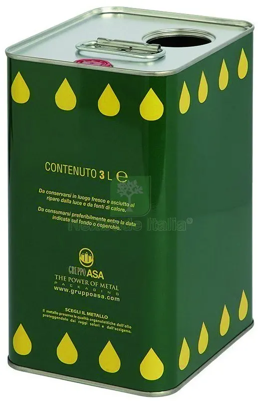 12PZ Lattina per Olio Senza Tappo cm. 12x15x20,5 h lt. 3 con doppio foro — Scarichi e sifoni — rif. FERX.VIT57652 12PZ Lattina per Olio Senza Tappo cm. 12x15x20,5 h lt. 3 con doppio foro — Scarichi e sifoni — rif. FERX.VIT57652