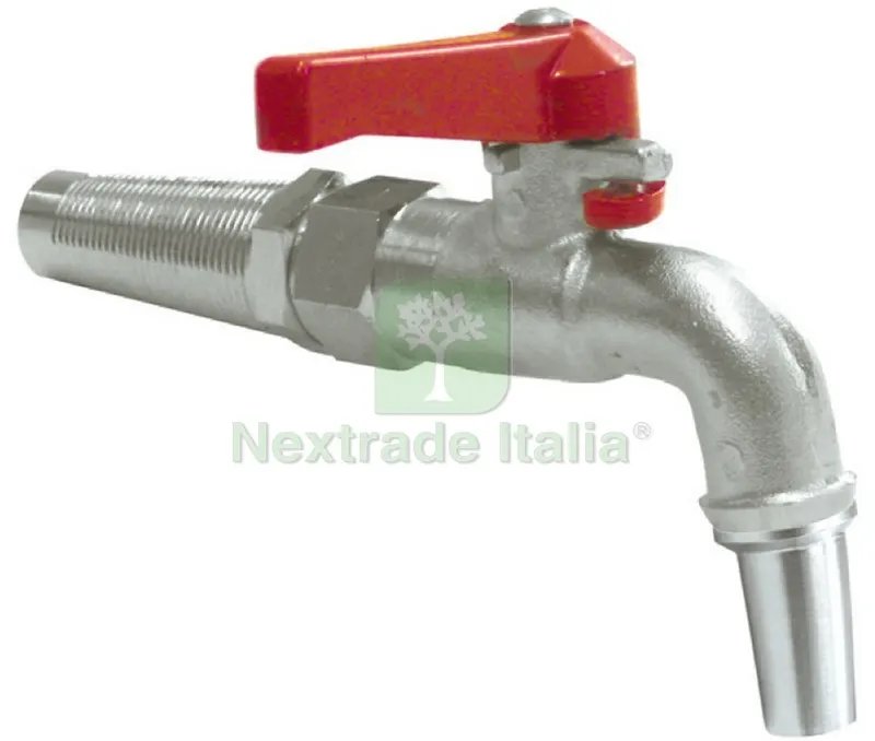 RUBINETTO A SFERA PER BOTTE CON BECCO mm. 16 — Rubinetti e valvole — rif. FERX.VIT7707 RUBINETTO A SFERA PER BOTTE CON BECCO mm. 16 — Rubinetti e valvole — rif. FERX.VIT7707