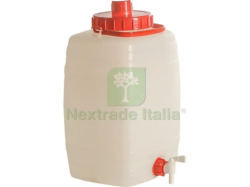 FUSTINO PER ALIMENTI DEMETRA CON RUBINETTO E SFIATO lt.15 (cm. 26x23x42 h) — Rubinetti e valvole — rif. FERX.VIT52492 FUSTINO PER ALIMENTI DEMETRA CON RUBINETTO E SFIATO lt.15 (cm. 26x23x42 h) — Rubinetti e valvole — rif. FERX.VIT52492