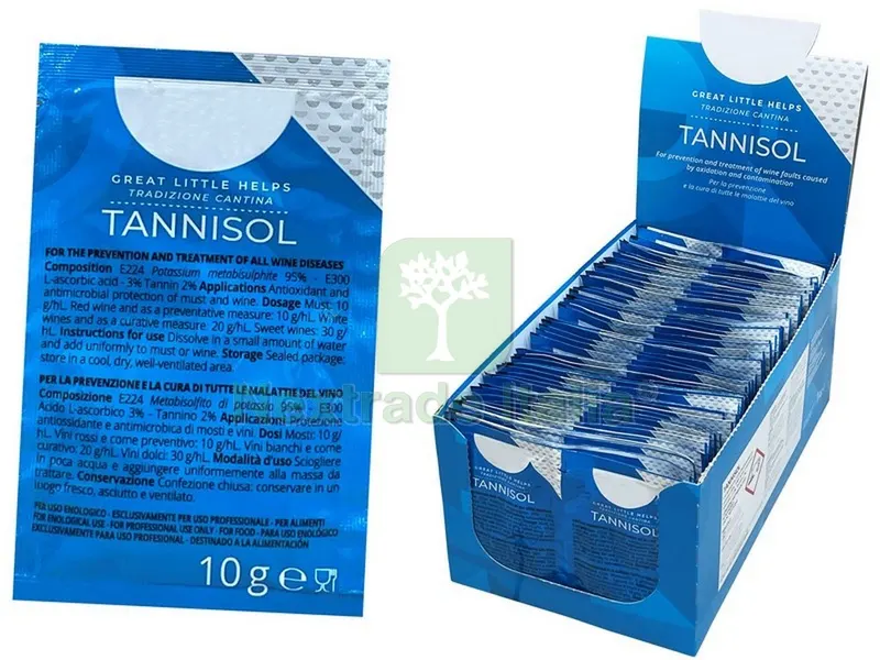 ANTIOSSIDANTE TANNISOL kg. 1 ( 100 bustine) — Additivi carburante — rif. FERX.VIT49575