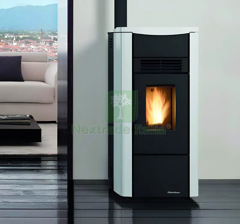 Extraflame STUFA A PELLET GIUSY 5.0 Col. Bianco — Stufe e camini — rif. FERX.VIT57333 Extraflame STUFA A PELLET GIUSY 5.0 Col. Bianco — Stufe e camini — rif. FERX.VIT57333