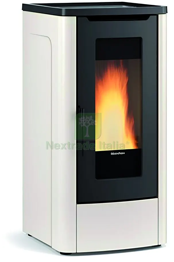 Extraflame STUFA A PELLET DAHIANA 5.0 Col. Avorio — Stufe e camini — rif. FERX.VIT57331