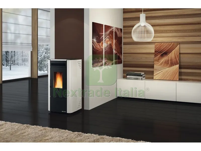 Extraflame STUFA A PELLET KETTY EVO 2.0 Col. Bianco — Stufe e camini — rif. FERX.VIT53918 Extraflame STUFA A PELLET KETTY EVO 2.0 Col. Bianco — Stufe e camini — rif. FERX.VIT53918