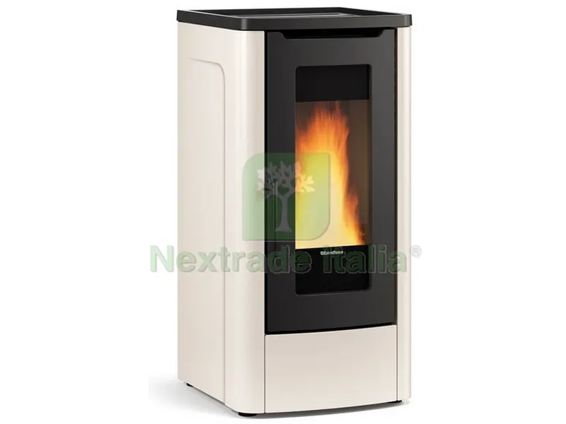 Extraflame STUFA A PELLET DAHIANA VFS Col. Avorio — Stufe e camini — rif. FERX.VIT50530