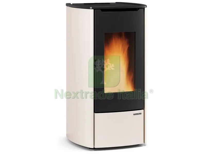 Extraflame TERMOSTUFA A PELLET MARINA IDRO H11 Col. Avorio — Stufe e camini — rif. FERX.VIT53848 — foto 2