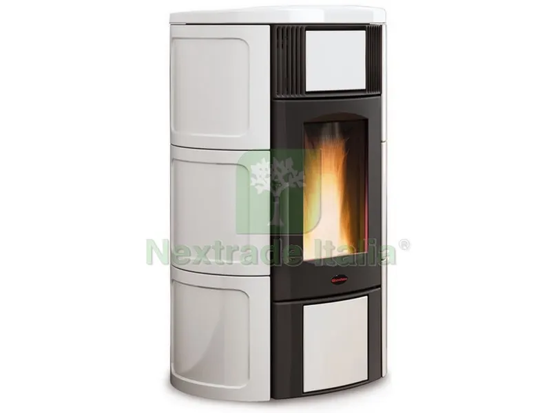 Extraflame TERMOSTUFA A PELLET ISIDE IDRO H15 Col. Bianco — Stufe e camini — rif. FERX.VIT53407 Extraflame TERMOSTUFA A PELLET ISIDE IDRO H15 Col. Bianco — Stufe e camini — rif. FERX.VIT53407