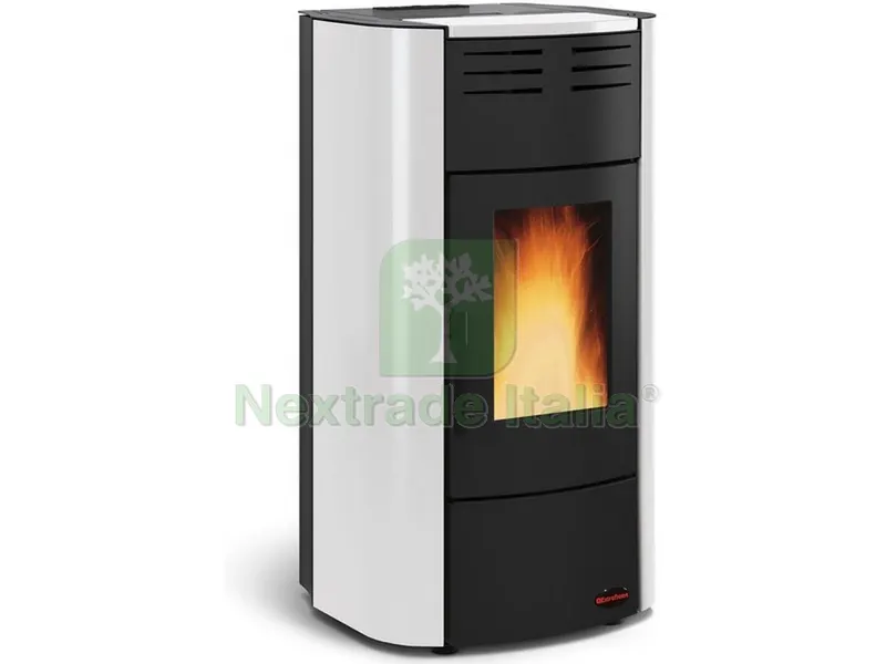 Extraflame TERMOSTUFA A PELLET RAFFAELLA IDRO H15 Col. Bianco — Stufe e camini — rif. FERX.VIT50567