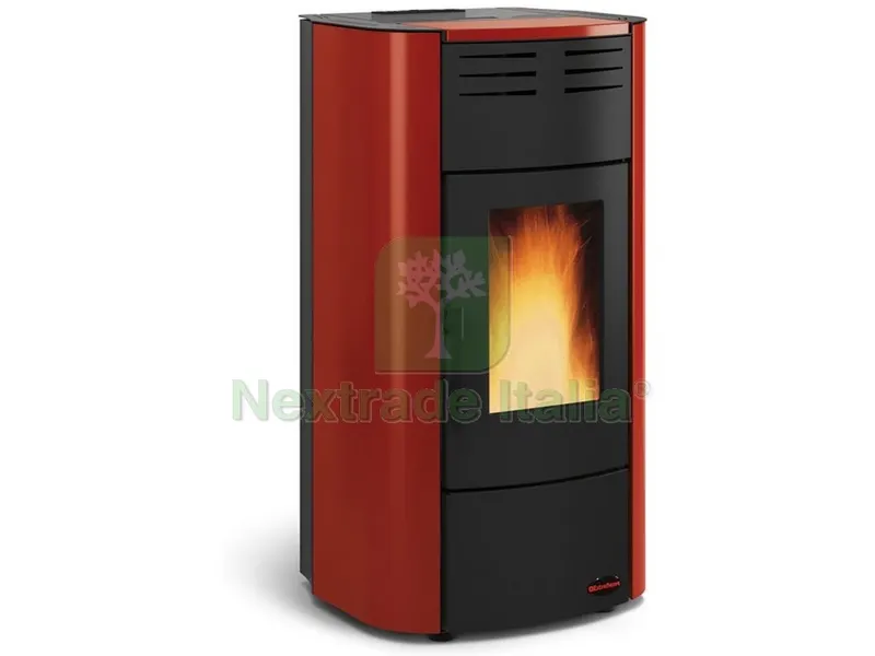 Extraflame TERMOSTUFA A PELLET RAFFAELLA IDRO H15 Col. Bordeaux — Stufe e camini — rif. FERX.VIT50531