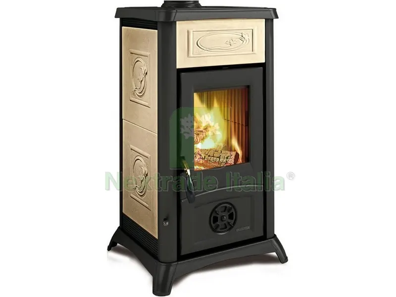 La Nordica STUFA A LEGNA GEMMA Col. Liberty Panna — Stufe e camini — rif. FERX.VIT53410 La Nordica STUFA A LEGNA GEMMA Col. Liberty Panna — Stufe e camini — rif. FERX.VIT53410