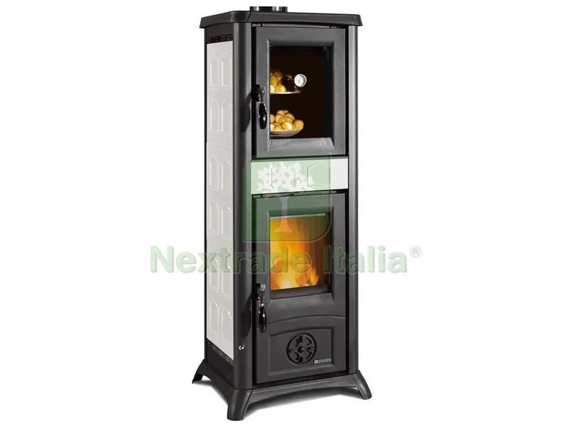 La Nordica STUFA A LEGNA GEMMA FORNO Col. Elegance Bianco Infinity — Stufe e camini — rif. FERX.VIT53883 La Nordica STUFA A LEGNA GEMMA FORNO Col. Elegance Bianco Infinity — Stufe e camini — rif. FERX.VIT53883