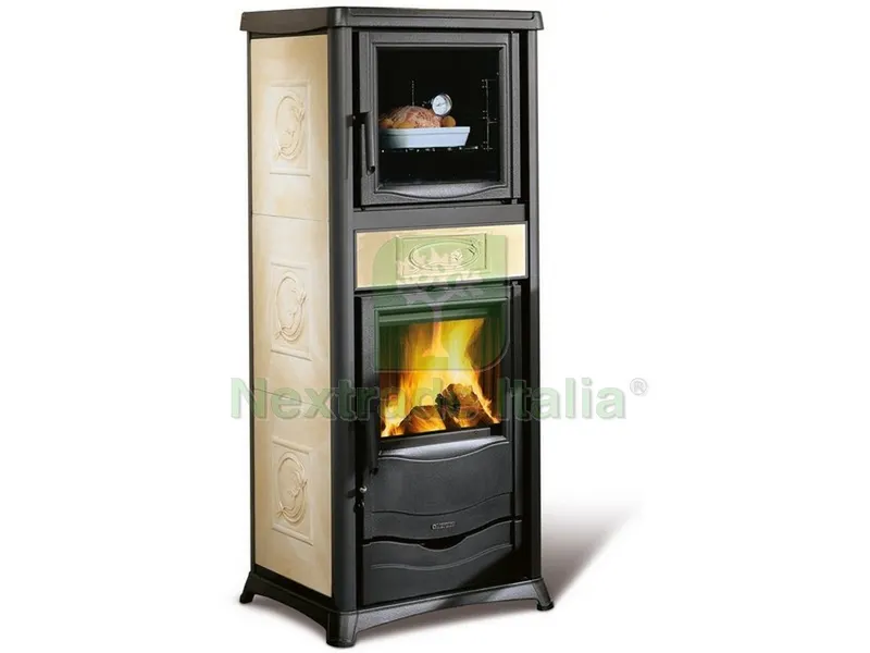 La Nordica Stufa a Legna Rossella Plus Forno EVO Col. Liberty Panna — Stufe e camini — rif. FERX.VIT49548 — foto 2 La Nordica Stufa a Legna Rossella Plus Forno EVO Col. Liberty Panna — Stufe e camini — rif. FERX.VIT49548 — foto 2