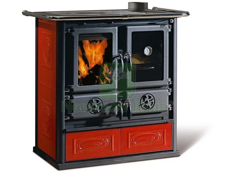 La Nordica CUCINA A LEGNA ROSETTA BII Col. Liberty Bordeaux — Sanitari e ceramiche — rif. FERX.VIT53908