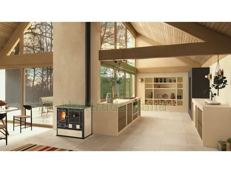 La Nordica CUCINA A LEGNA ROSA 5.0 VST CERAMICA Col. Liberty Panna — Sanitari e ceramiche — rif. FERX.VIT49562 La Nordica CUCINA A LEGNA ROSA 5.0 VST CERAMICA Col. Liberty Panna — Sanitari e ceramiche — rif. FERX.VIT49562