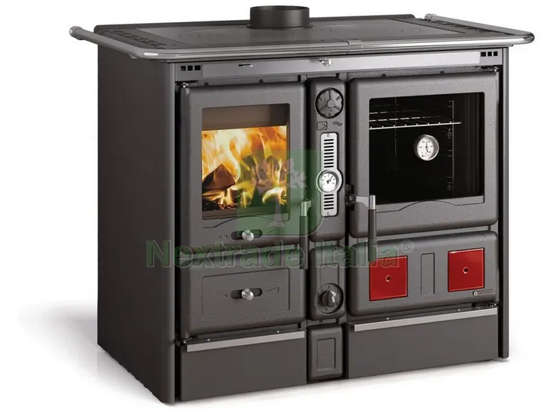 La Nordica TERMOCUCINA A LEGNA TERMOROSA XXL DSA 4.0 Col. Nero Antracite — Flessibili e allacci — rif. FERX.VIT53912 — foto 2
