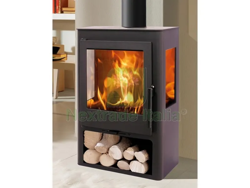 Stufa a Legna Coral 3V col. Antracite — Stufe e camini — rif. FERX.VIT51370