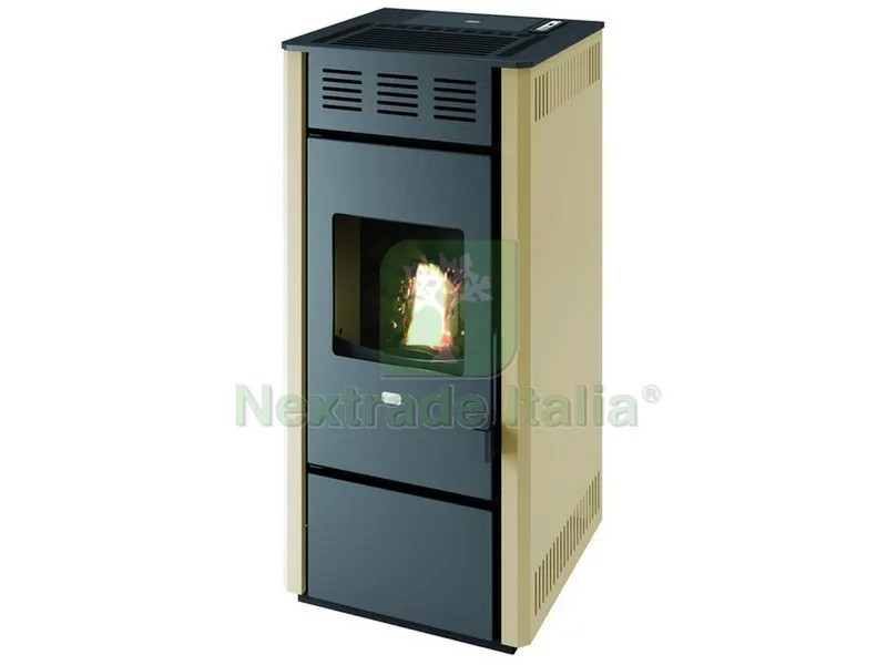Stufa a Pellet Martina -14 KW 11,5 con Telecomando colore Avorio — Stufe e camini — rif. FERX.VIT47294 Stufa a Pellet Martina -14 KW 11,5 con Telecomando colore Avorio — Stufe e camini — rif. FERX.VIT47294