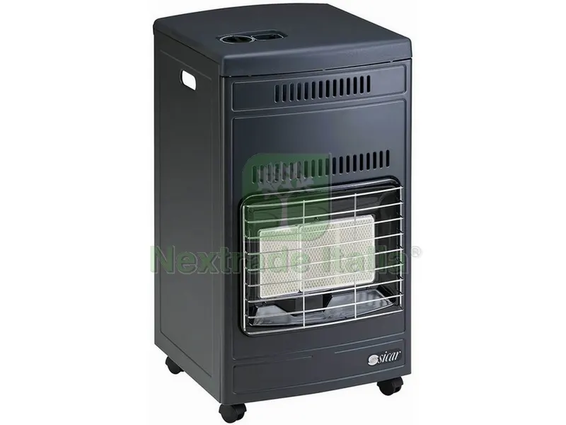 STUFA AD INFRAROSSI GPL VENTILATA 4.200 W Col. Grigio — Pompe — rif. FERX.VIT54498 STUFA AD INFRAROSSI GPL VENTILATA 4.200 W Col. Grigio — Pompe — rif. FERX.VIT54498