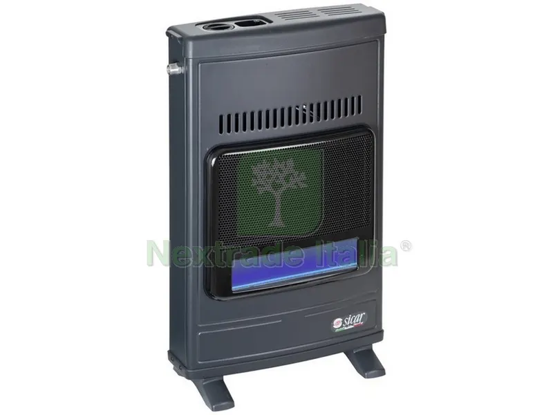 Stufa Blue-Flame Metano a Parete 4.100 W Col. Grigio — Flessibili e allacci — rif. FERX.VIT54495