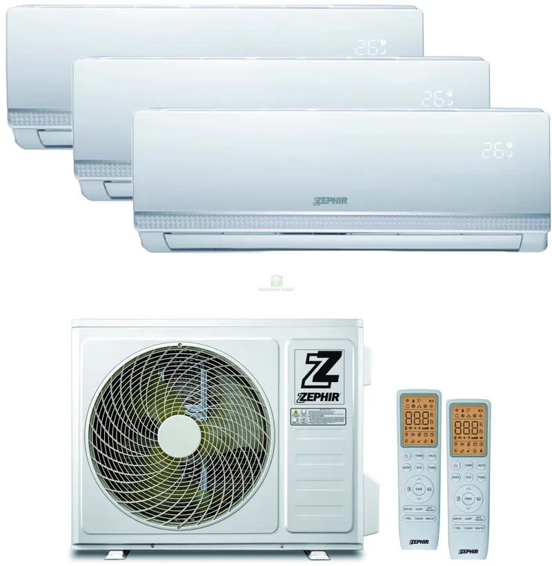 CLIMATIZZATORE TRIAL 9000+9000+12000 BTU WIFI + 3 TELECOMANDI — Climatizzazione — rif. FERX.VIT55484 CLIMATIZZATORE TRIAL 9000+9000+12000 BTU WIFI + 3 TELECOMANDI — Climatizzazione — rif. FERX.VIT55484