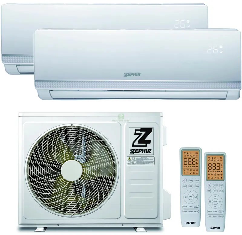 CLIMATIZZATORE DUAL 9000+12000 BTU WIFI + 2 TELECOMANDI — Climatizzazione — rif. FERX.VIT55483 CLIMATIZZATORE DUAL 9000+12000 BTU WIFI + 2 TELECOMANDI — Climatizzazione — rif. FERX.VIT55483