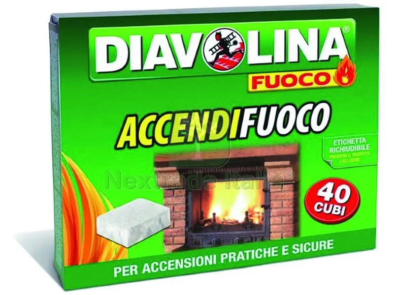 ACCENDIFUOCO 40 cubetti - cartone esp. 48 pz. — Tempo libero outdoor — rif. FERX.VIT49471 — foto 2 ACCENDIFUOCO 40 cubetti - cartone esp. 48 pz. — Tempo libero outdoor — rif. FERX.VIT49471 — foto 2