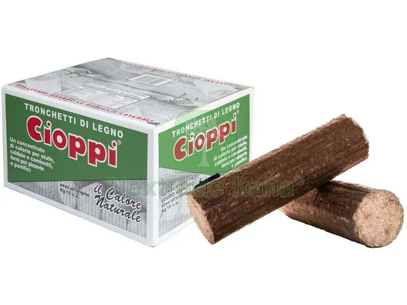 Tronchetti di Legno Cioppi kg. 15 — Tempo libero outdoor — rif. FERX.VIT54677 Tronchetti di Legno Cioppi kg. 15 — Tempo libero outdoor — rif. FERX.VIT54677