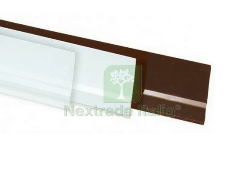 50PZ PARAFREDDO FLESSIBILE IN PVC CON FELTRO cm. 100 - Marrone — Scarichi e sifoni — rif. FERX.VIT41529