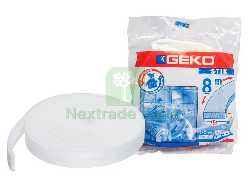 PARAFREDDO IN SPUGNA GEKO bianco mm. 20 x mt. 8 — Scarichi e sifoni — rif. FERX.VIT49672 PARAFREDDO IN SPUGNA GEKO bianco mm. 20 x mt. 8 — Scarichi e sifoni — rif. FERX.VIT49672